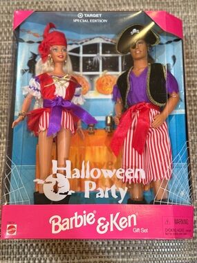 Vintage 1998 Halloween Party Barbie & Ken Dolls - Target Special Edition, Sealed